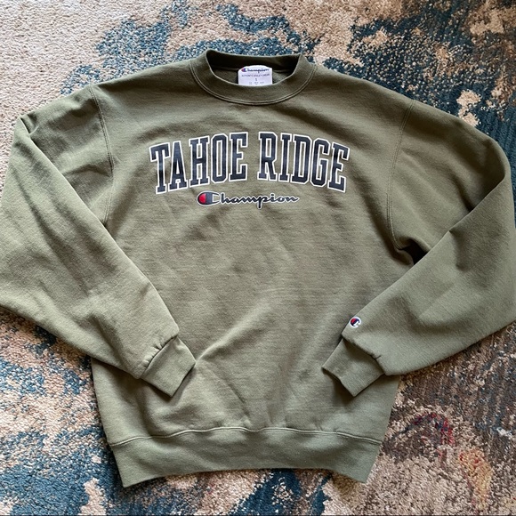 Champion Other - Olive Tahoe Ridge Champion Crewneck Sweater
